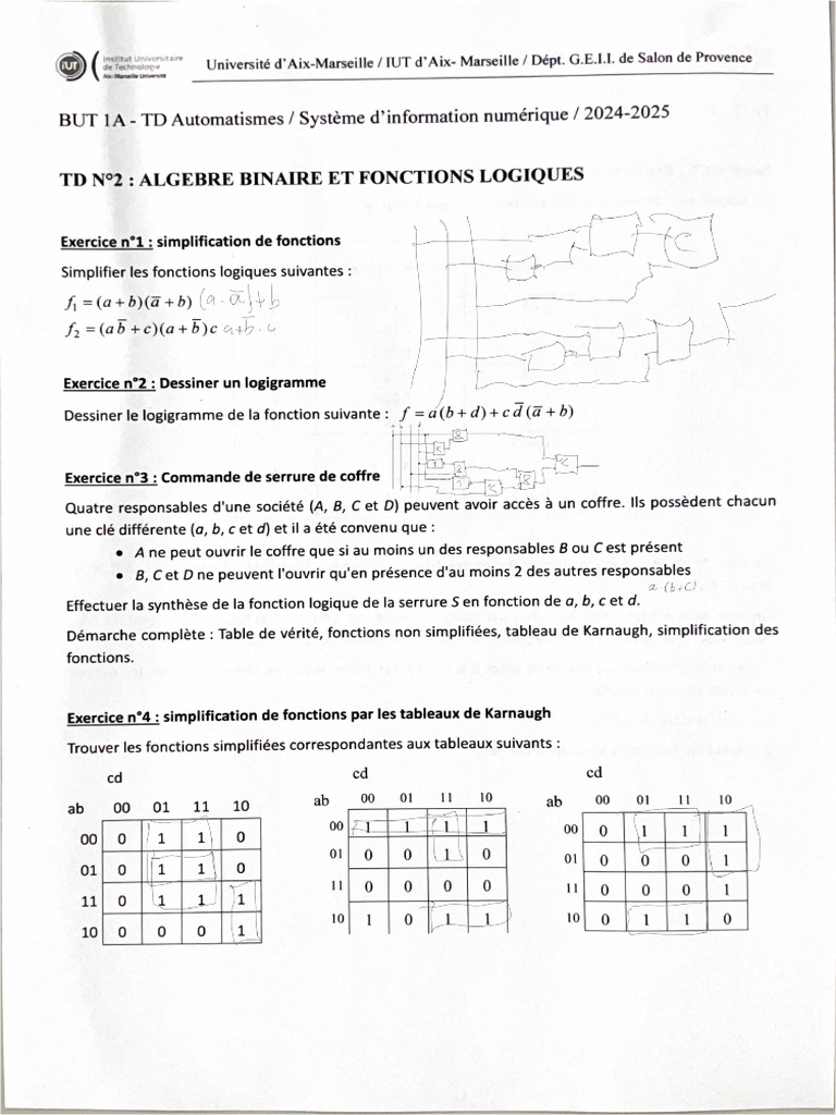 TD 2 Sin | PDF