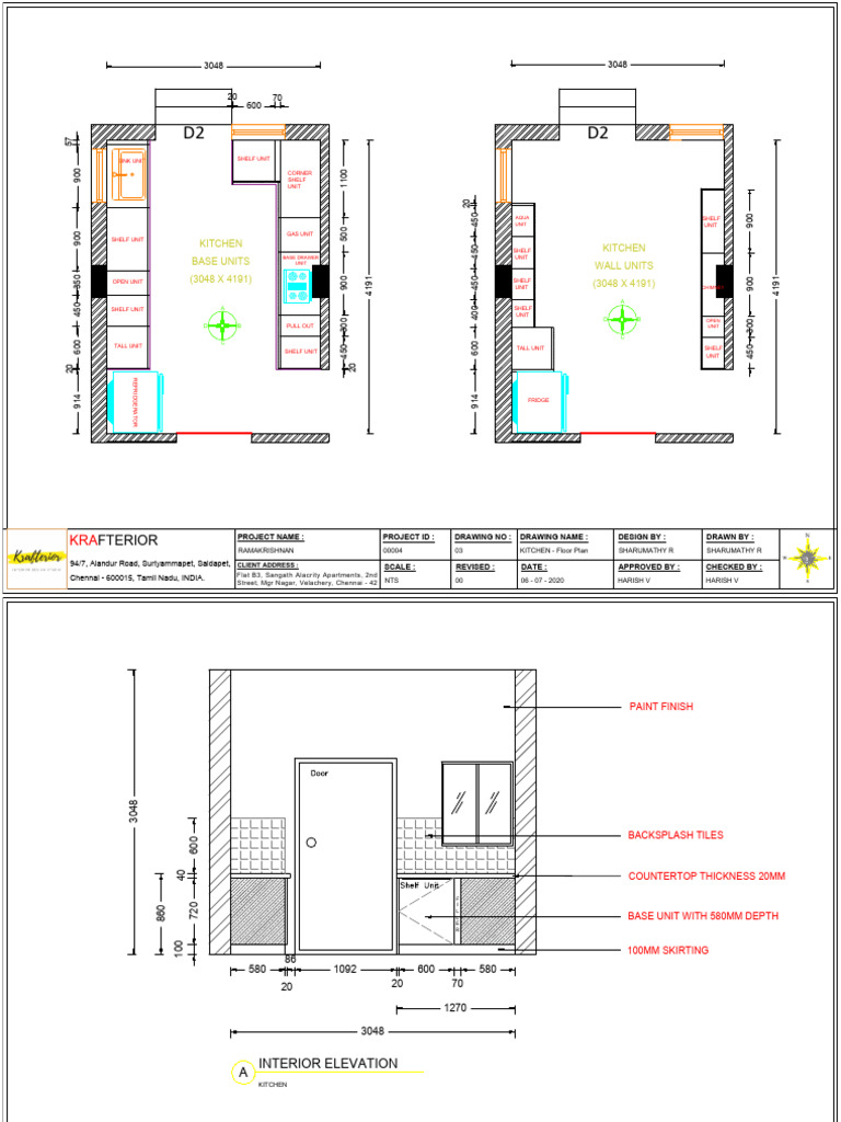 Kitchen - GF Drawings | PDF