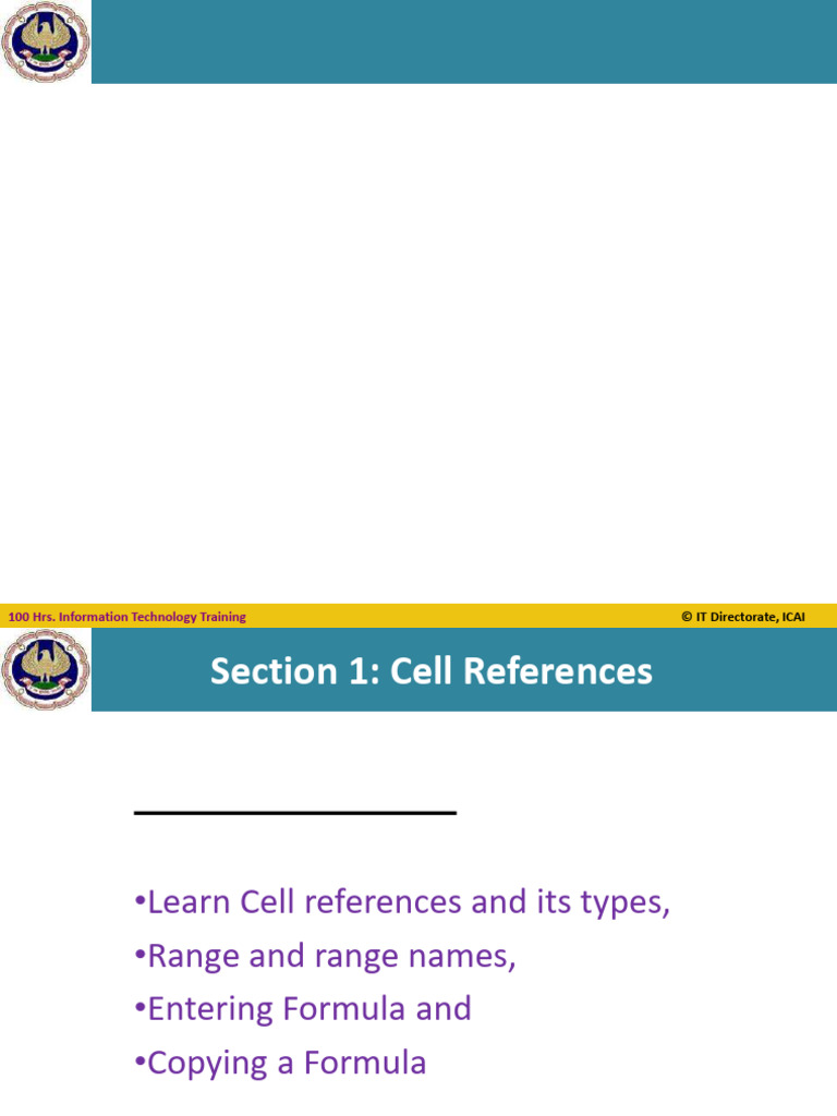 Section B MS Excel CH 2 | PDF