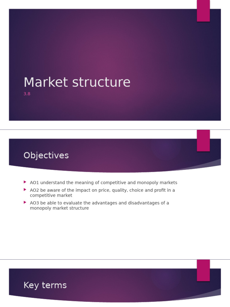3.8 Market Structure | PDF