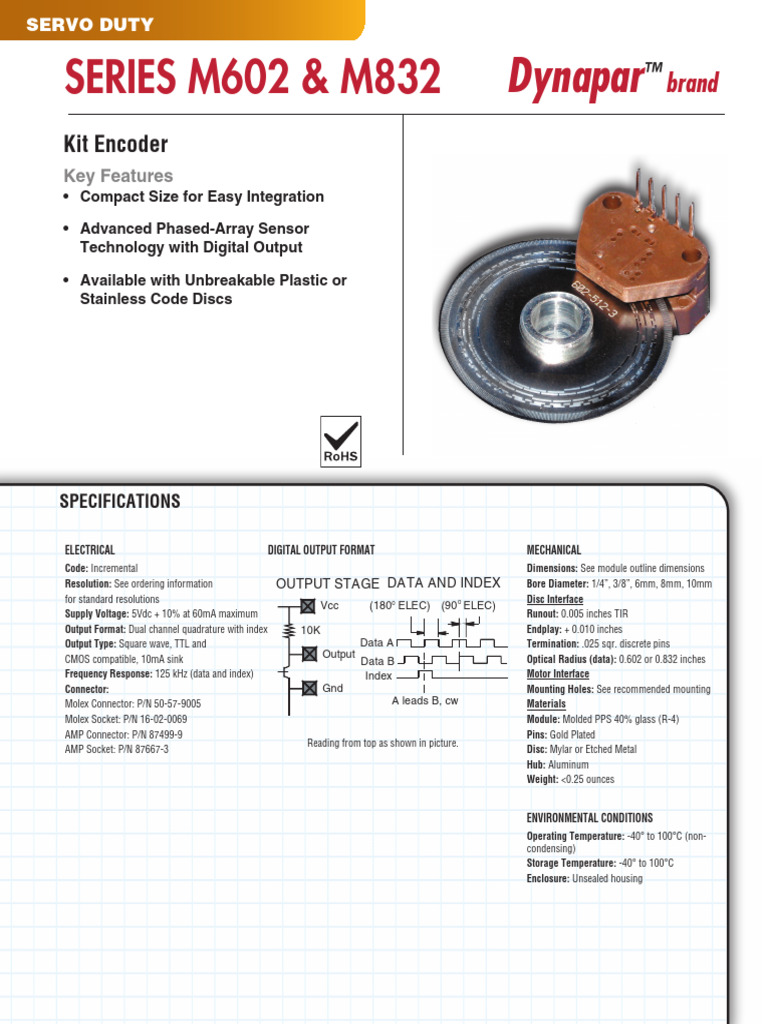 Encode T-Axis M602 - M832 - DS - 702807 - 2 - B | PDF