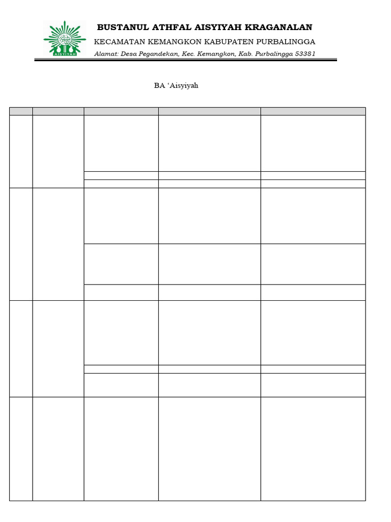 3 1 Program Semester Pdf