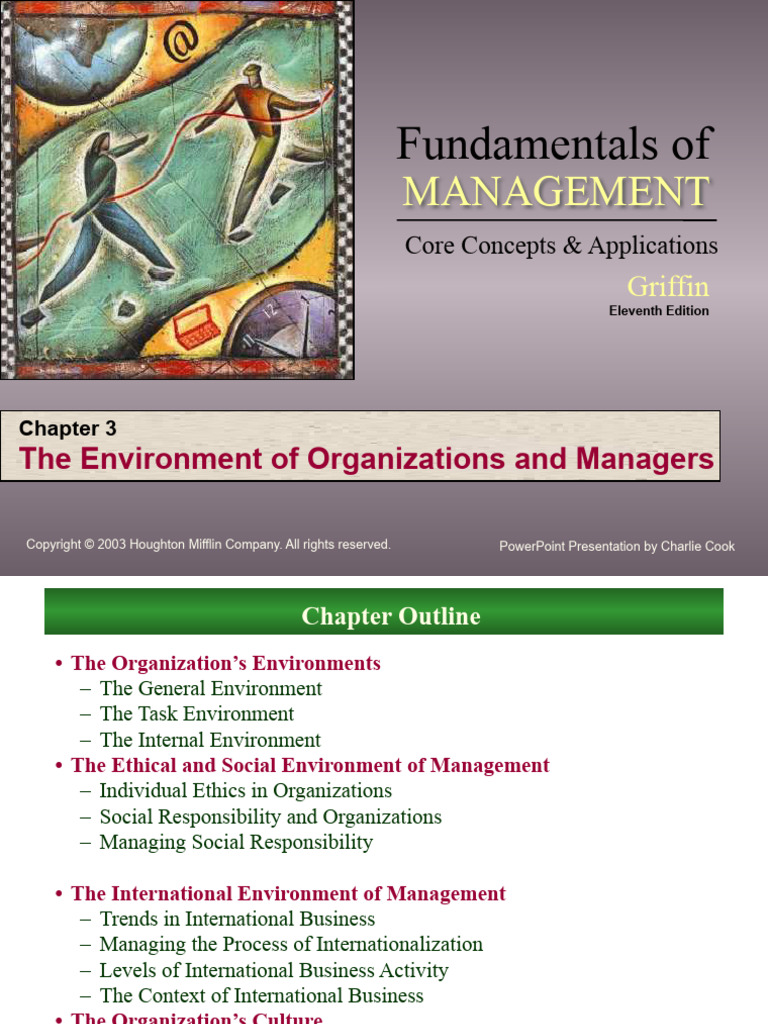 Chapter 03 Management Environment | PDF
