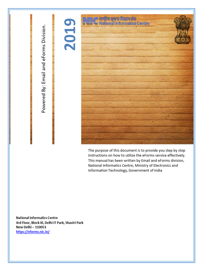 Eforms ManualPDF User Manual User-Nongov | PDF