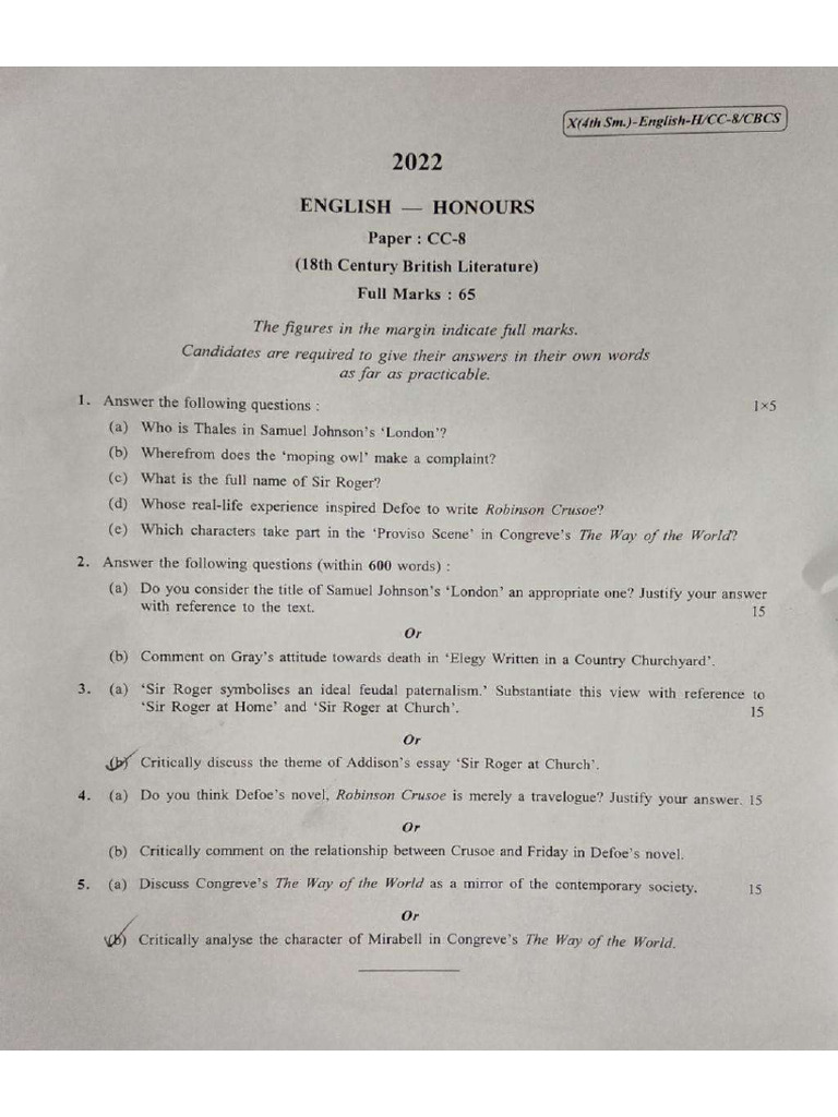 CC8 2022 Sem IV | PDF