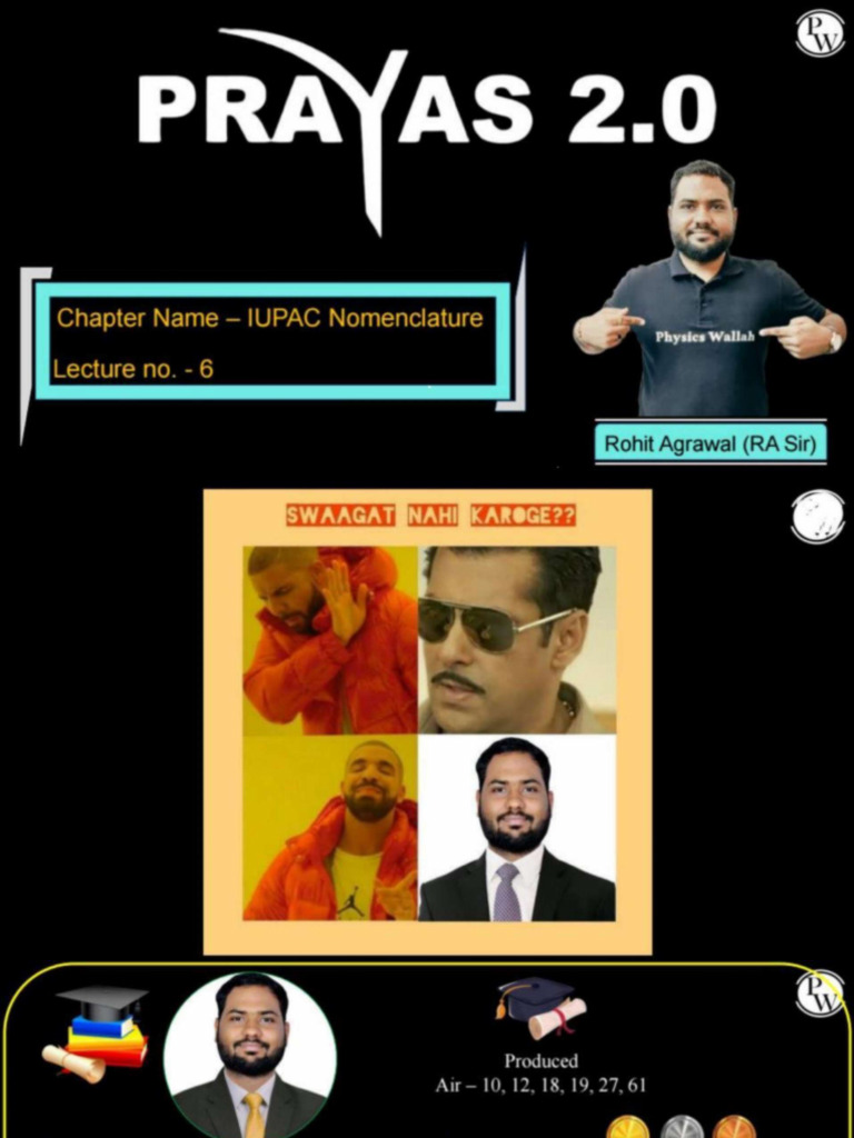 Nomenclature - 06 - Class Notes | PDF