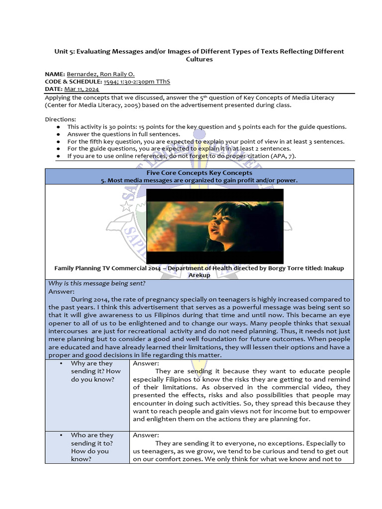 Task 2 - Unit 5 | PDF