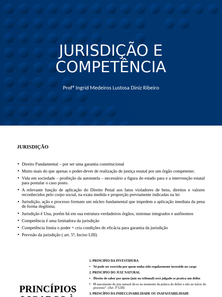 Jurisdição e Competência | PDF