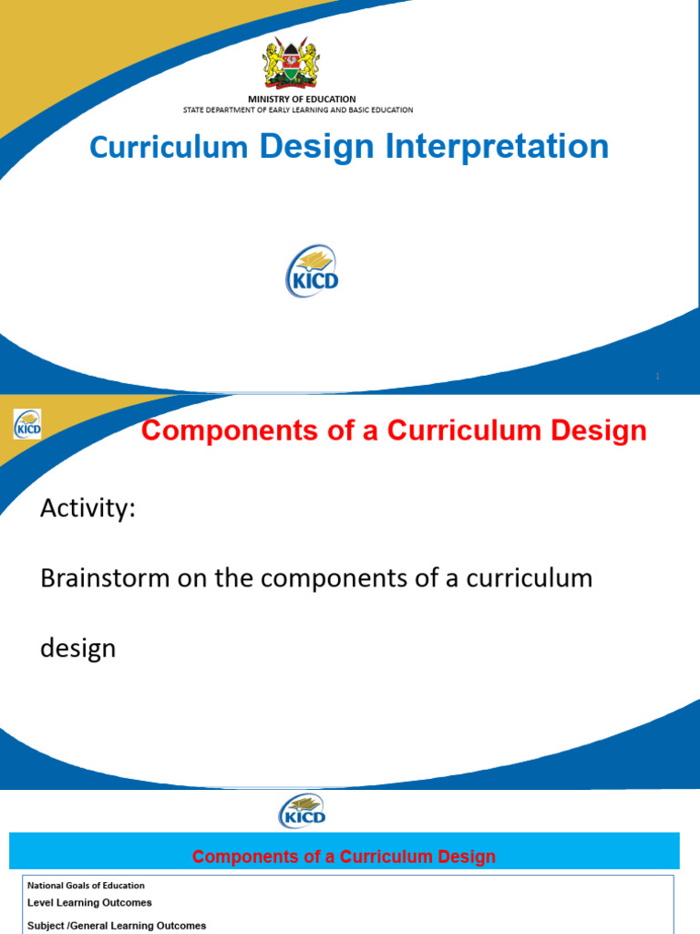 Interpretation of Curriculum Designs | PDF