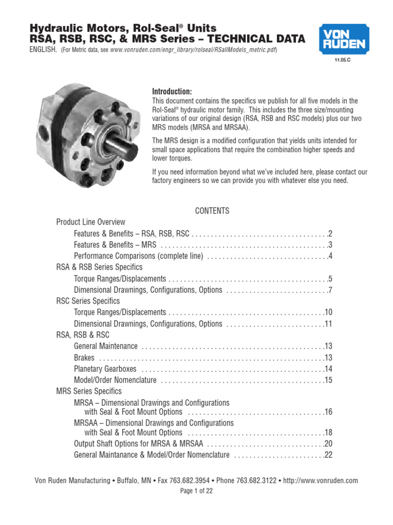 RS All Models E11 05 C | PDF
