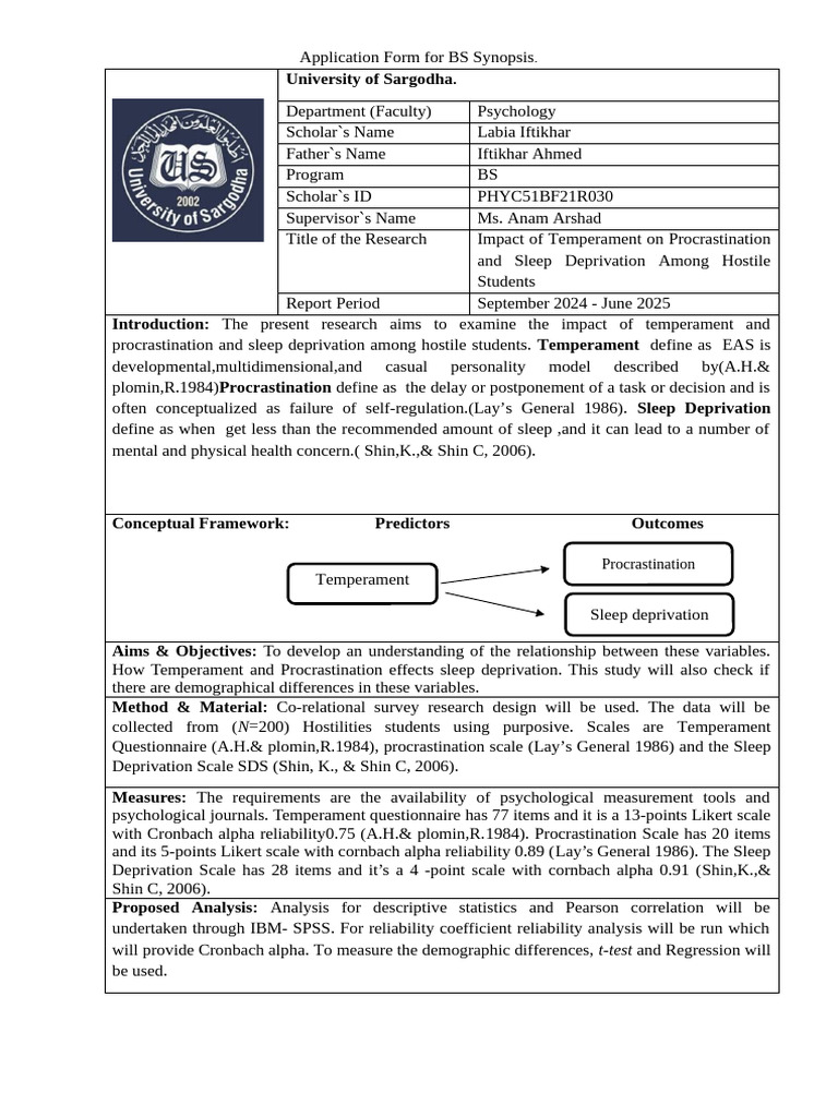 Synopsis 4 | PDF