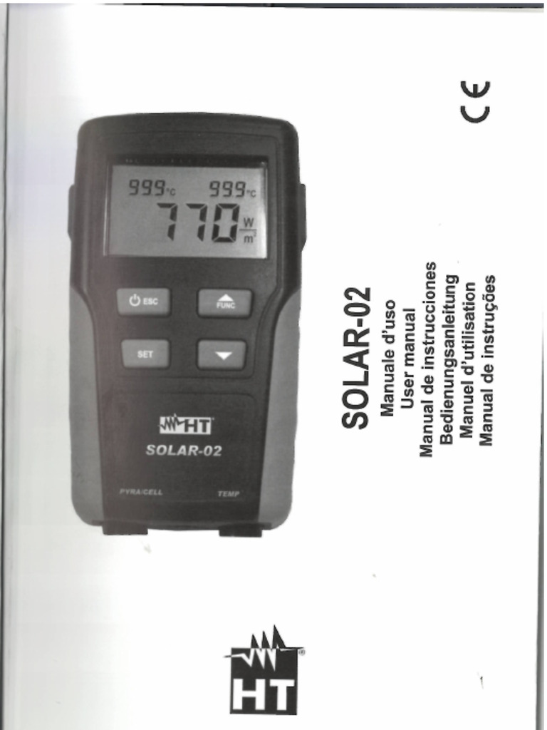HT Solar-02 Usermanual | PDF