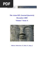 Asian EFL Journal (7-4) Des 2005