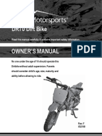 DR70 Dirt Bike Manual
