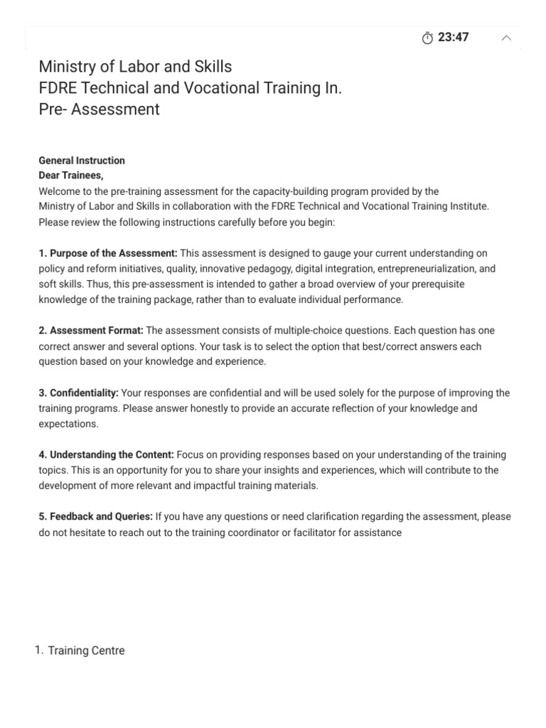 ministry-of-labor-and-skills-fdre-technical-and-vocational-training-in