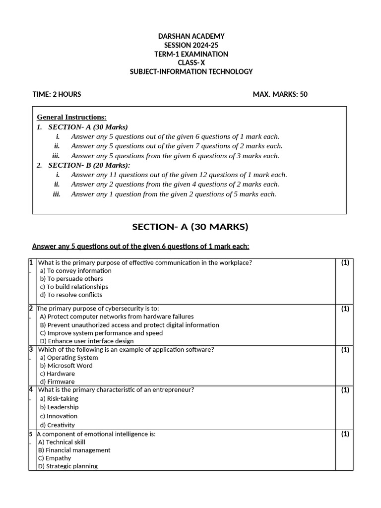 Class 10 it pdf