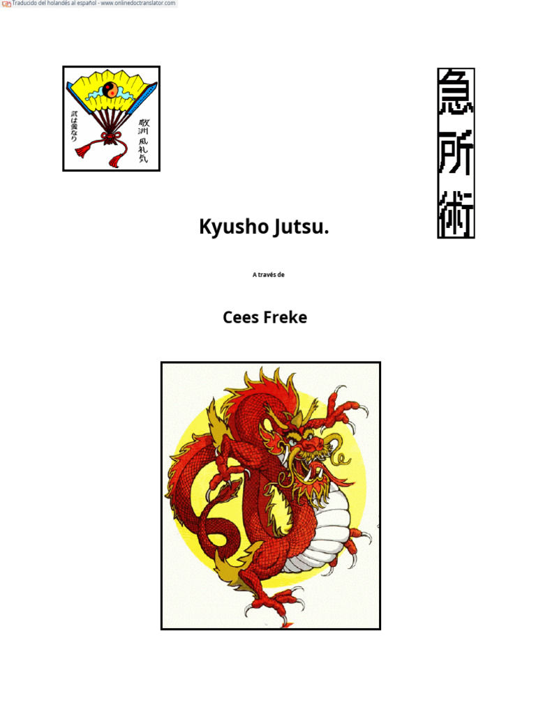 Kyusho Jitsu - Puntos de Acupuntura - Nl.es | PDF