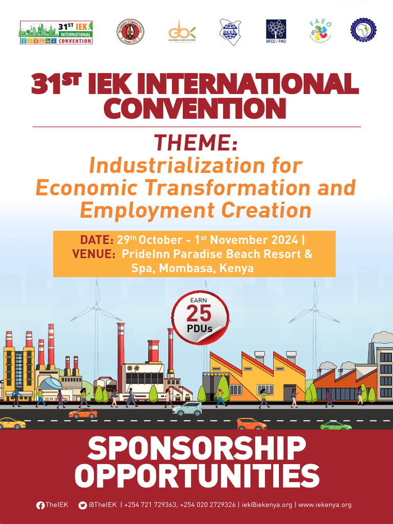 Sponsorship Opportunities 31st Iek International Convention | PDF
