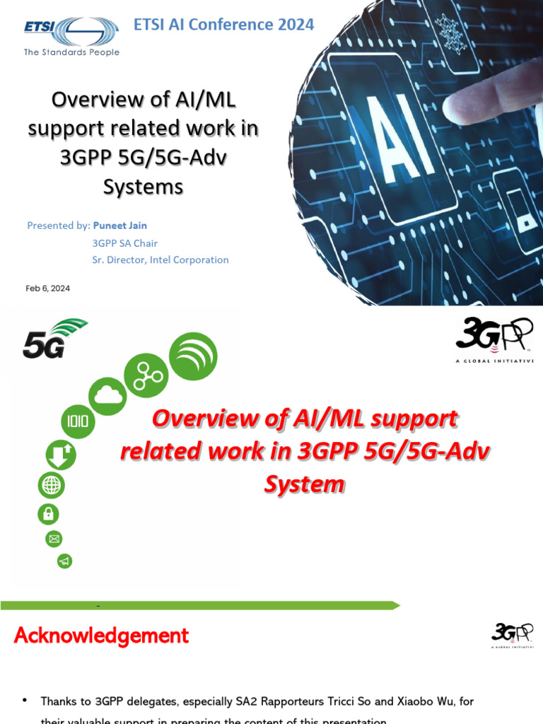 Overview of AI - ML in 3GPP 5G - 5G-A | PDF