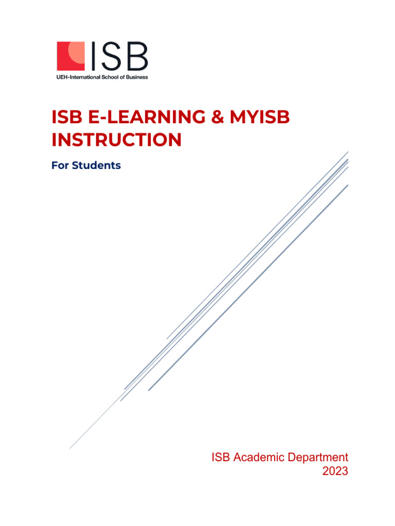 ISB Online Systems Guideline | PDF