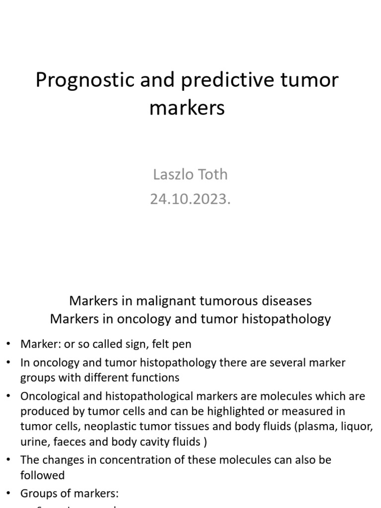 15 Prognostic and Predictive Markers 2023 | PDF