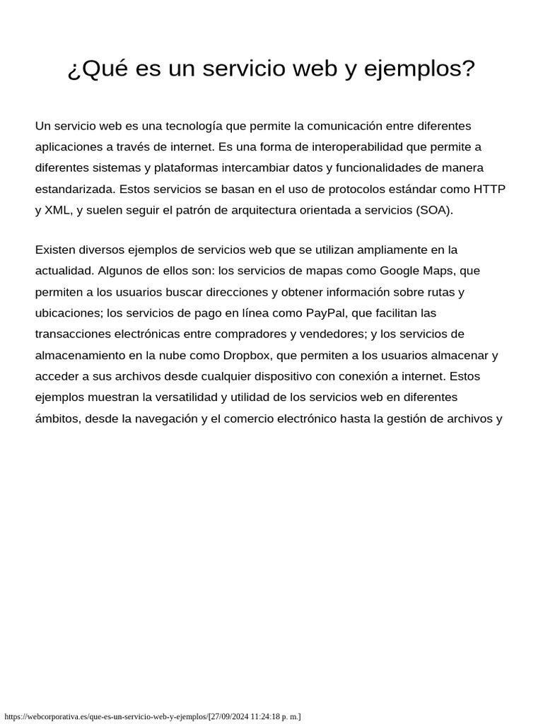 QUE ES UN SERVICIO PARA QU SIRVE CARACTER STICAS Y EJEMPLOS visual data 8