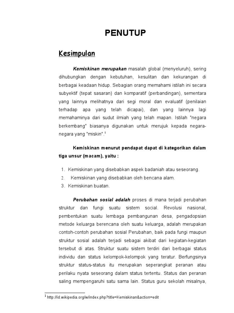 9 Penutup Kesimpulan Saran