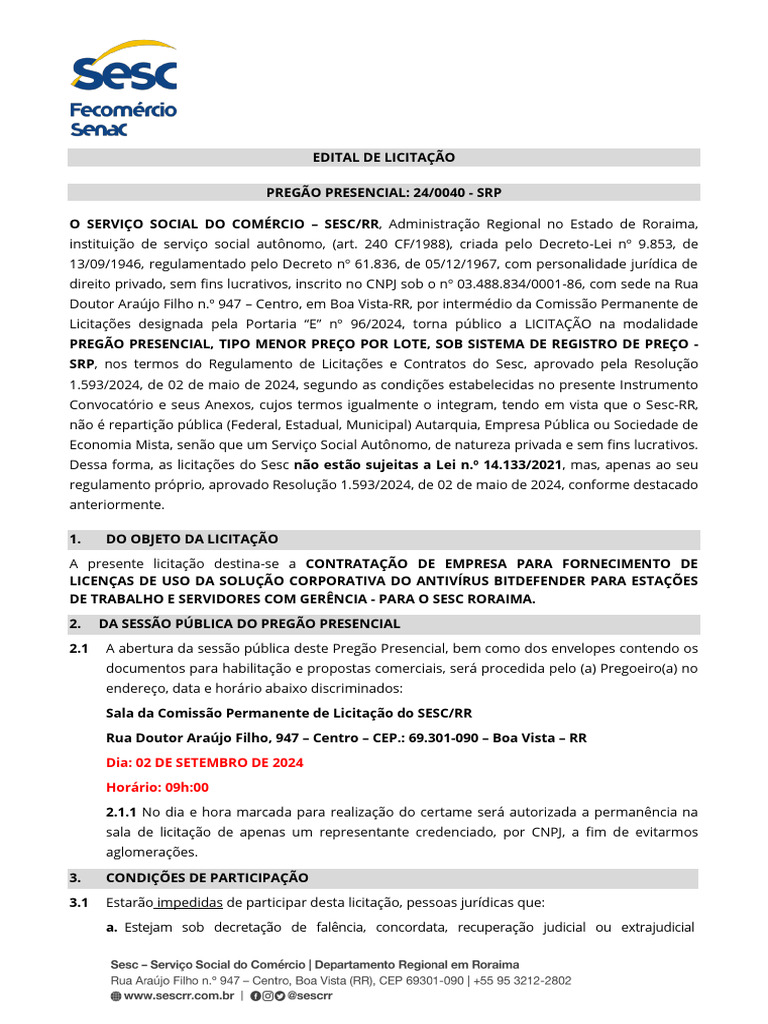 PP - 24 - 0040 - Edital | PDF