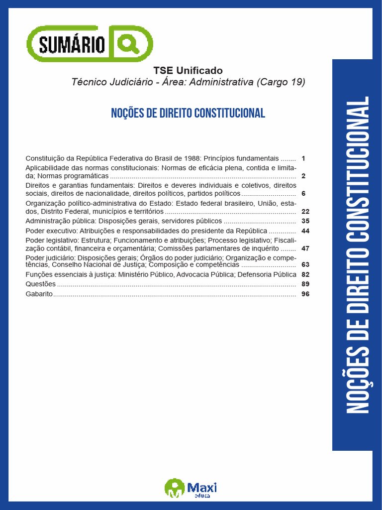 04 Apostila Versao Digital Nocoes de Direito Constitucional 408.008.493 ...