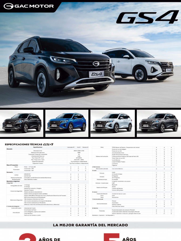 65e24dce8e4fbe2bb6d93a2f - GS4 - GAC Motor Bolivia | PDF