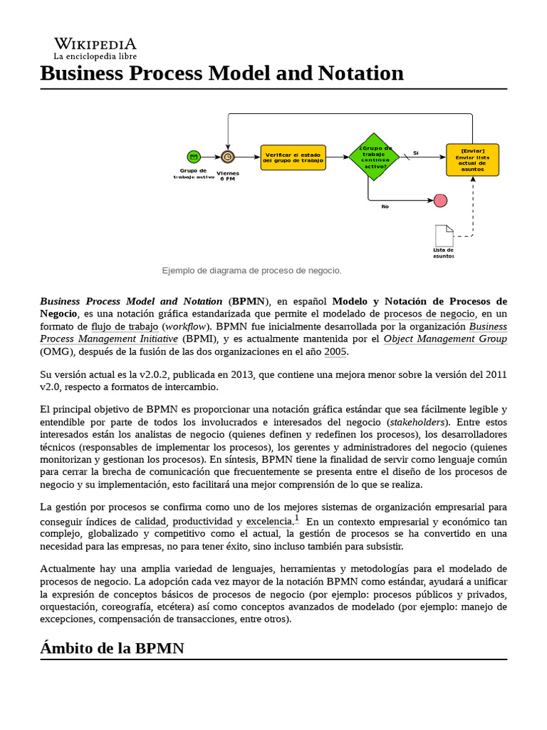 Business Process Model and Notation | PDF