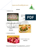 Menu Navidad