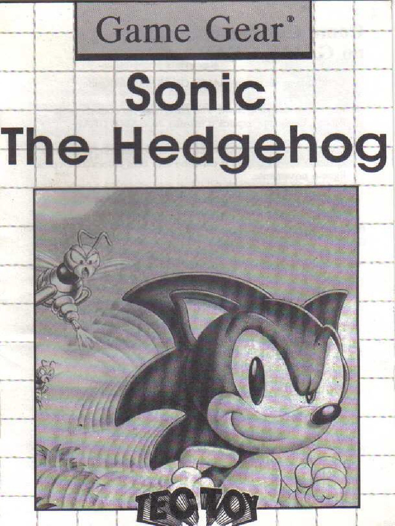 Sonic1 GG BR Manual | PDF