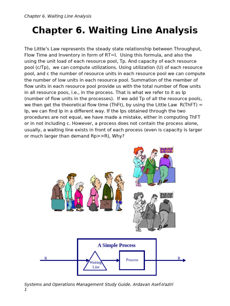 Buffer Flow Units in Waiting Lines | PDF | Coefficient Of Variation ...