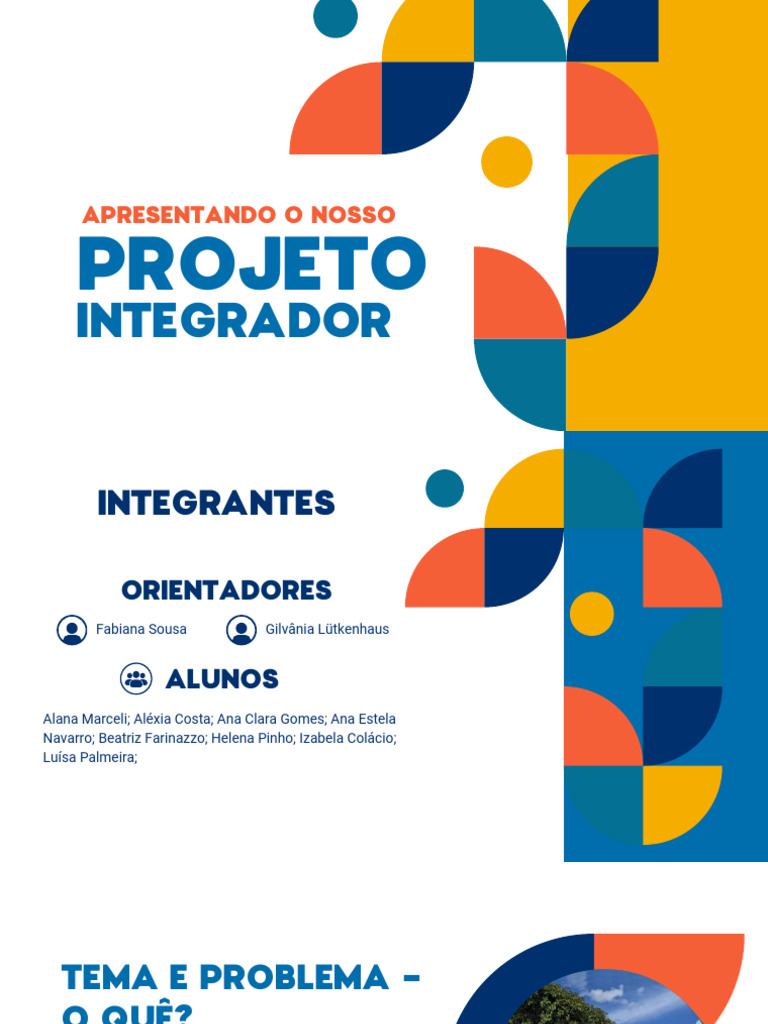 Apresentação Projeto Integrador | PDF