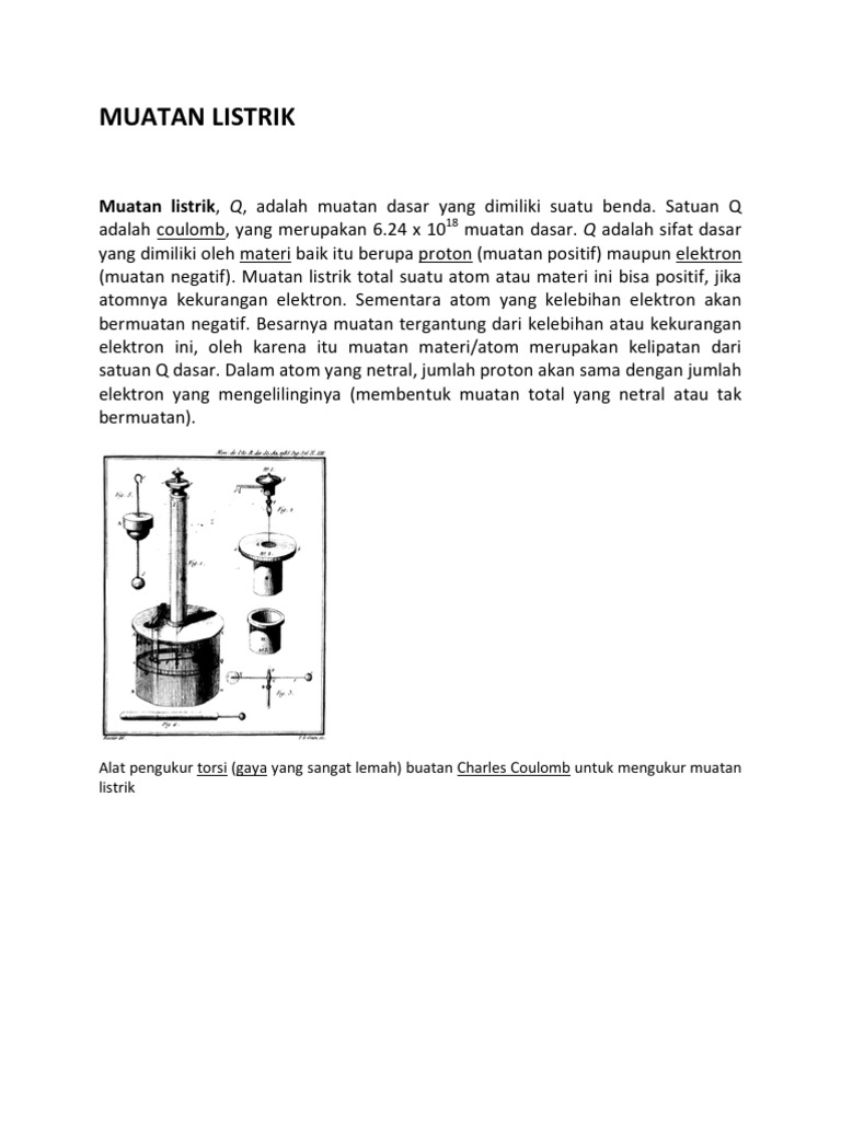 Muatan Listrik | PDF