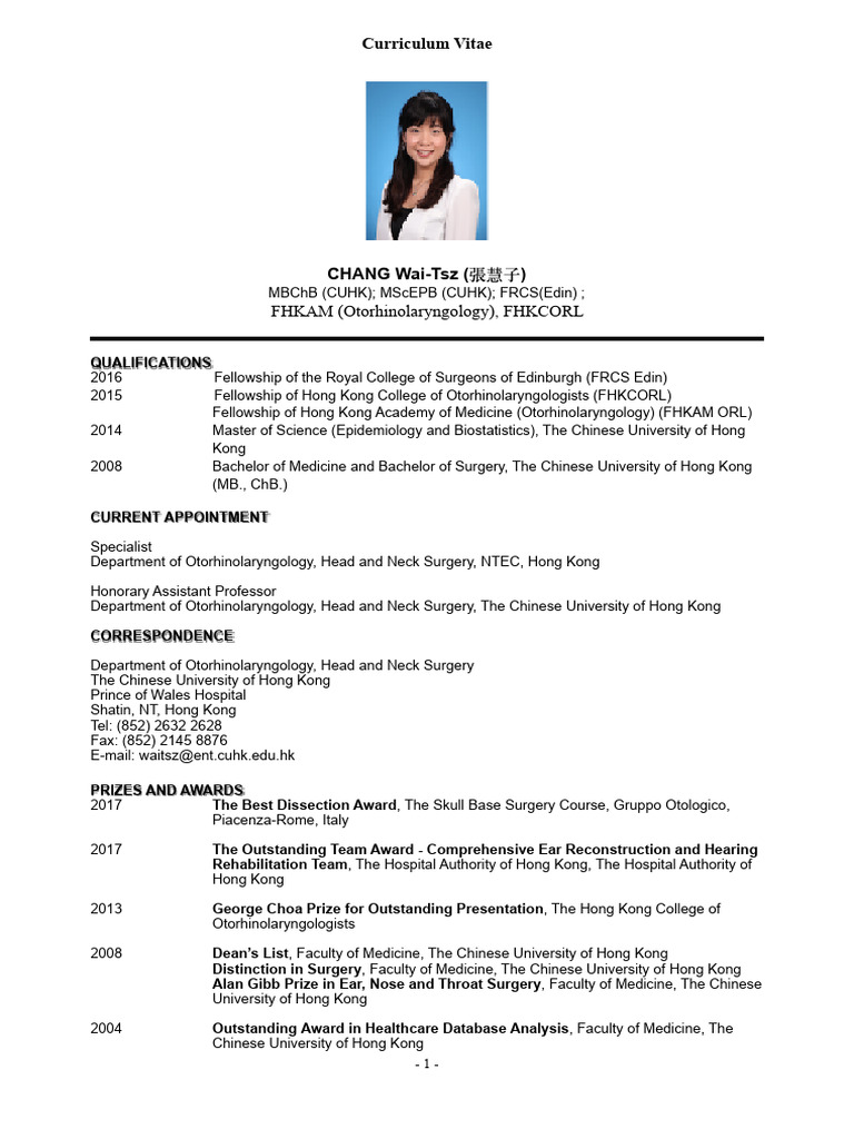 Chang Wai TSZ | PDF