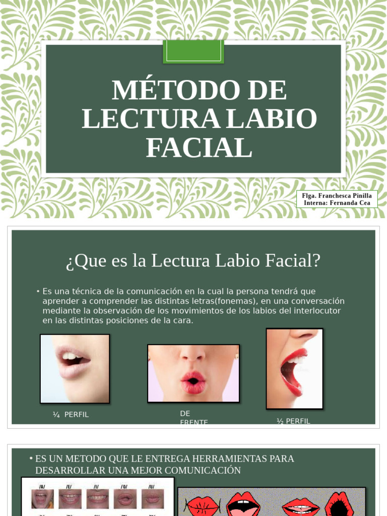 Metodología Lectura Labio Facial | PDF