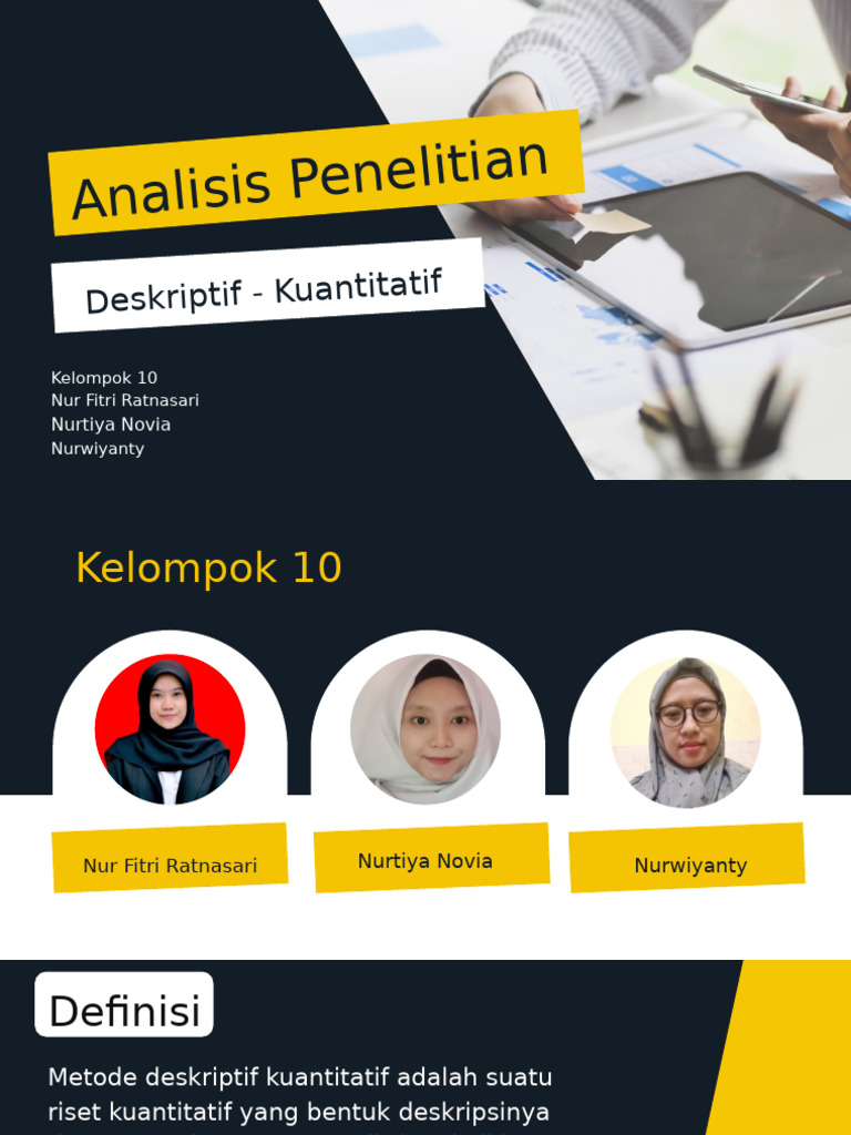 Penelitian Deskriptif Kuantitatif | PDF