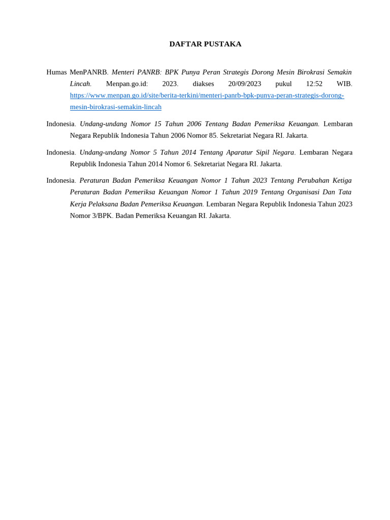Resume Nilai Dan Etika - Daftar Pustaka | PDF