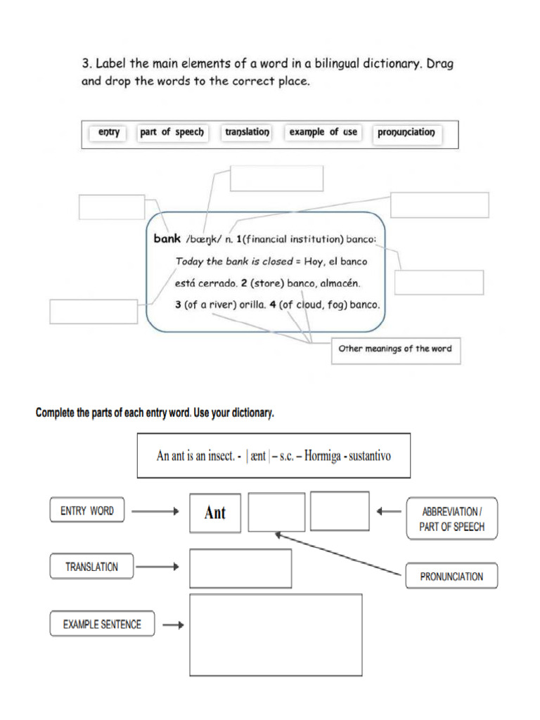 Dictionary Parts | PDF
