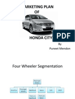 Marketing Plan-Honda City