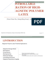 Controllable Preparation of High-Yield Magnetic Polymer Latex