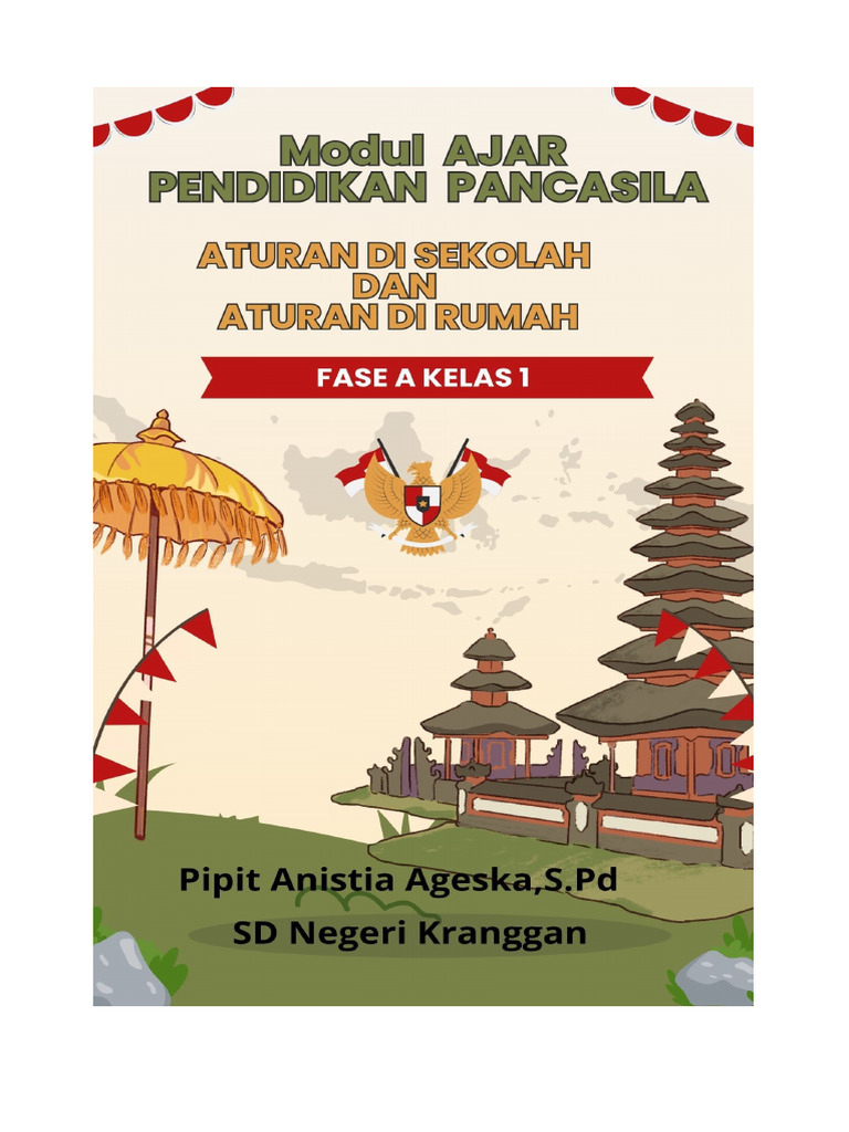 MODUL AJAR PENDIDIKAN PANCASILA KELAS 1 | PDF