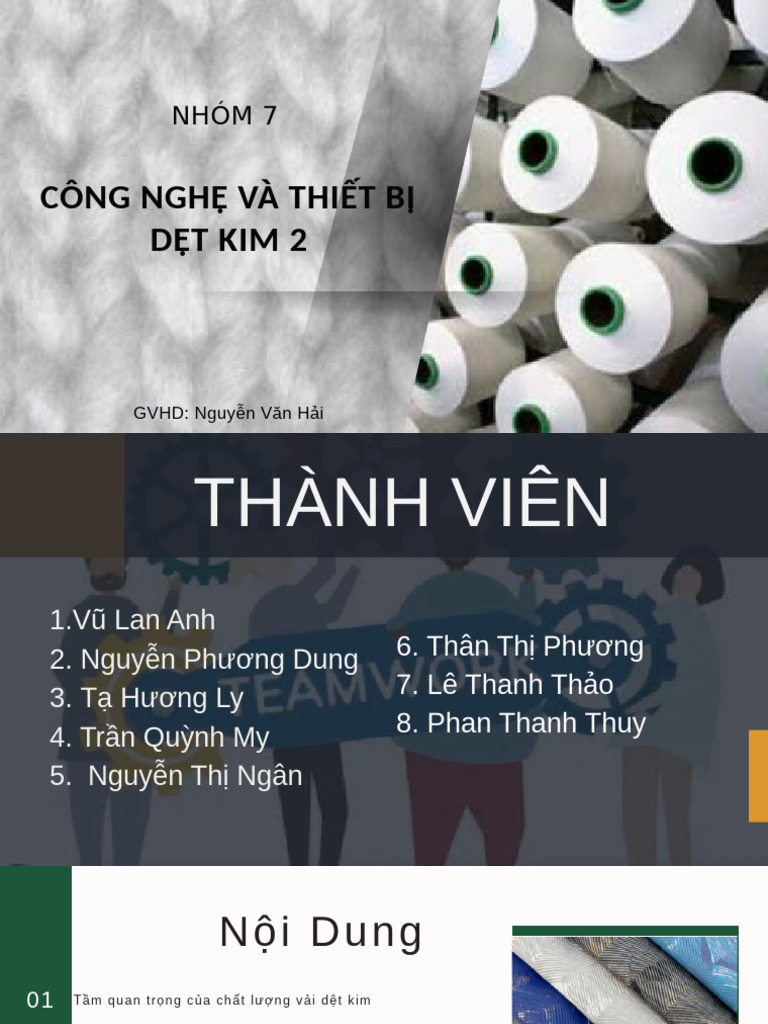 Nhóm 7 dệt kim 2 | PDF