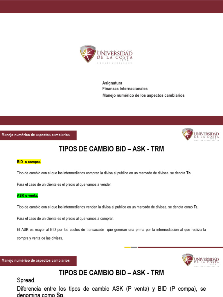 Tipos de Cambio y Devaluación en Finanzas | PDF | Inflación | Tipo de ...