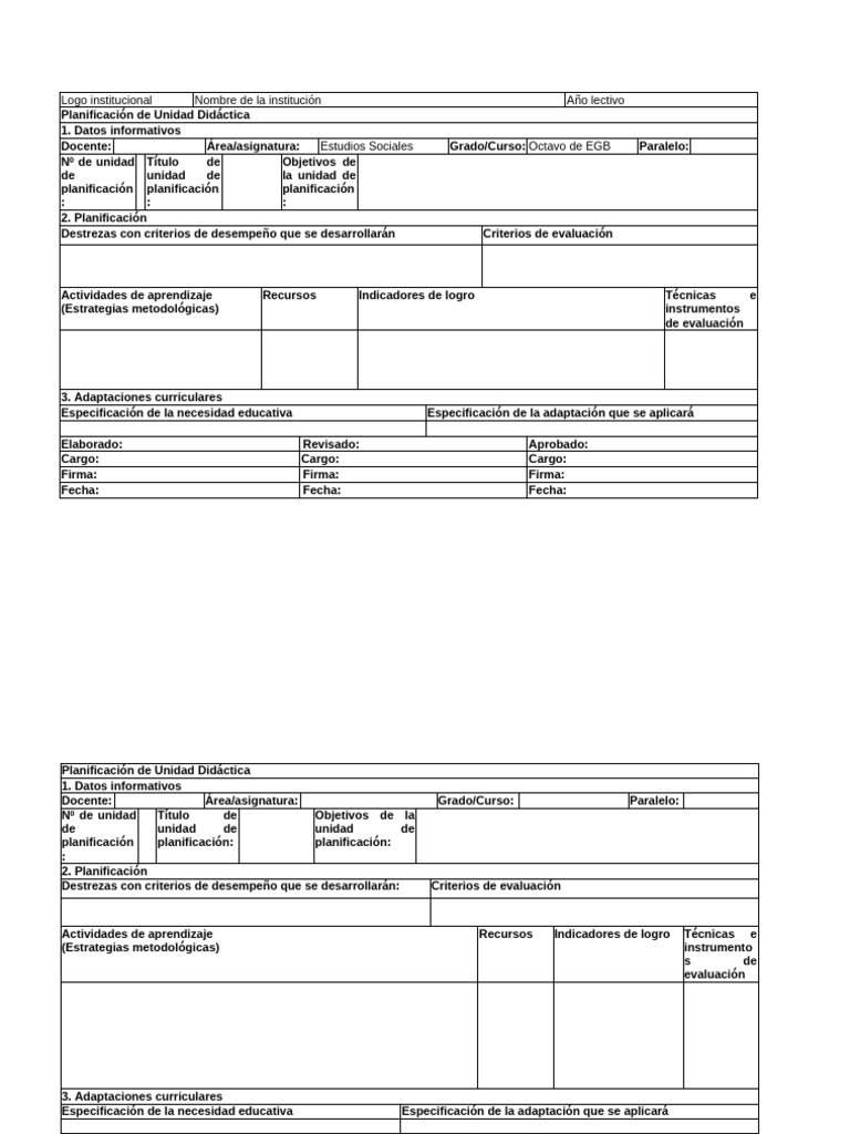 Formatos de Pud | PDF