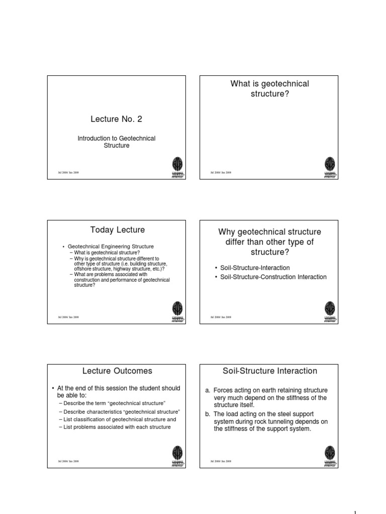 Introduction to Geotechnical Structures | PDF | Deep Foundation ...