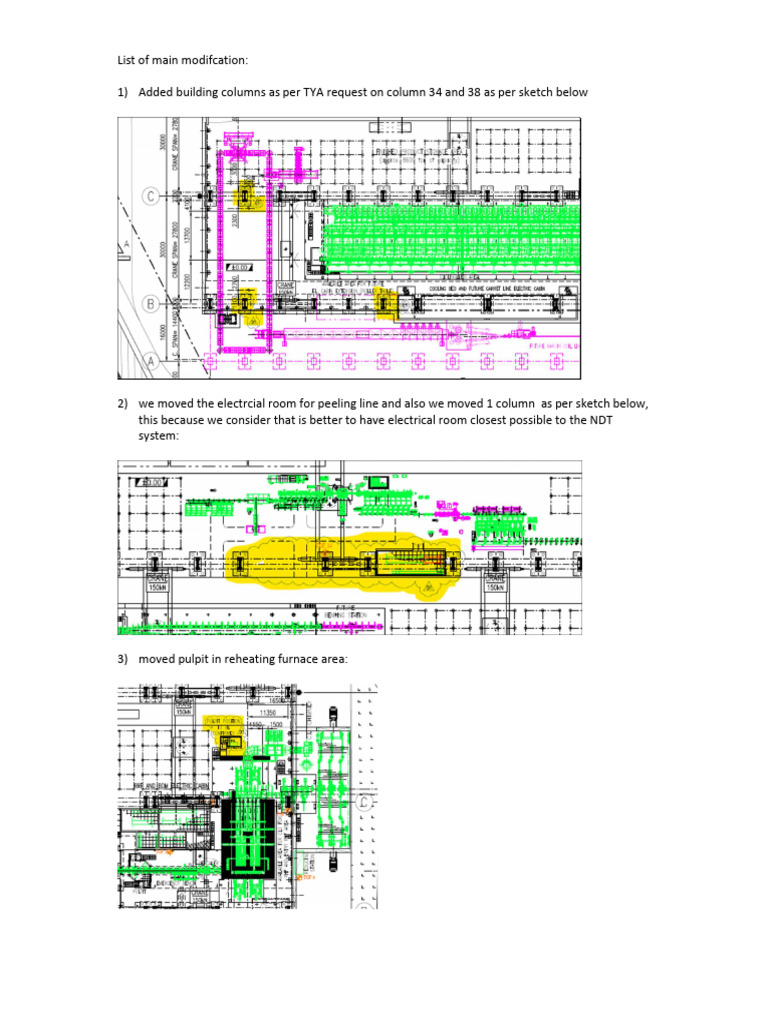 Construction Modifications Summary | PDF