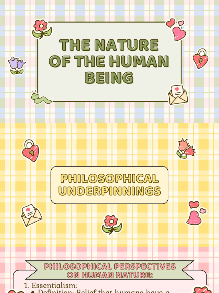 The Nature of The Human Being | PDF | Human Nature | Social Science